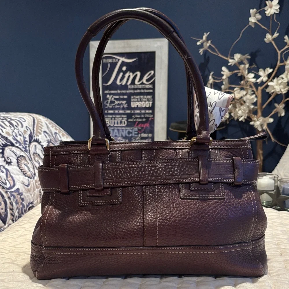 Vintage Coach 2006 Hamptons Leather Satchel - Picture 4 of 16